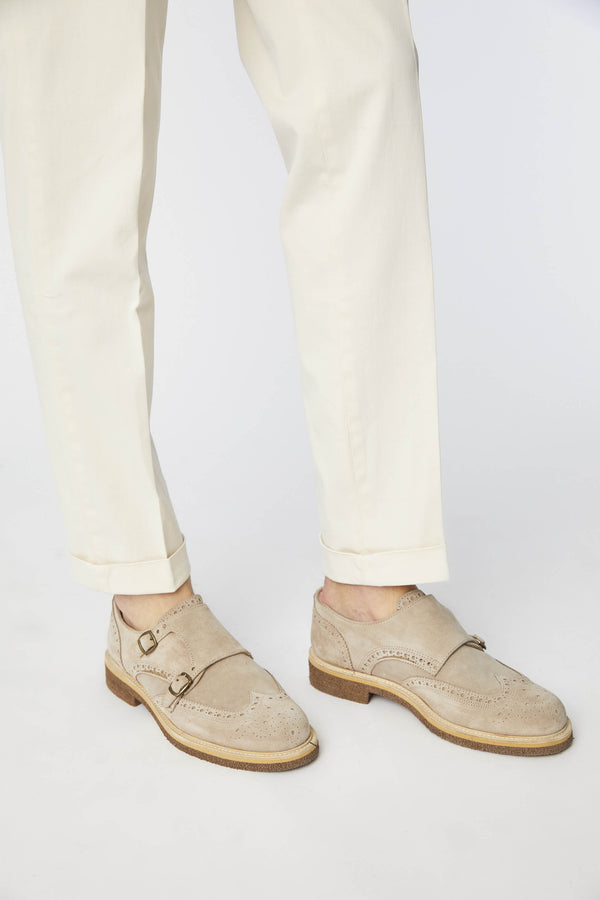 L.B.M. 1911 Monkstrap in pelle beige Monkstrap in pelle beige Promozione