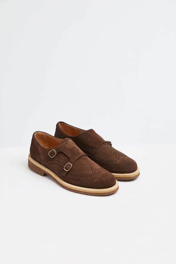 L.B.M. 1911 Monkstrap in pelle marrone Monkstrap in pelle marrone Soddisfazione Garantita