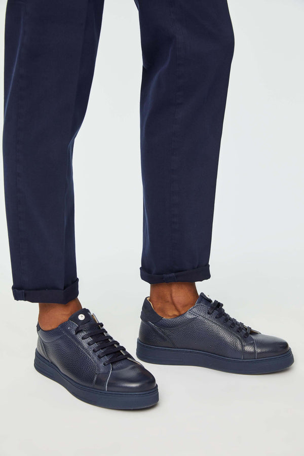 L.B.M. 1911 Sneaker retro-tennis blu Sneaker retro-tennis blu Qualità Garantita