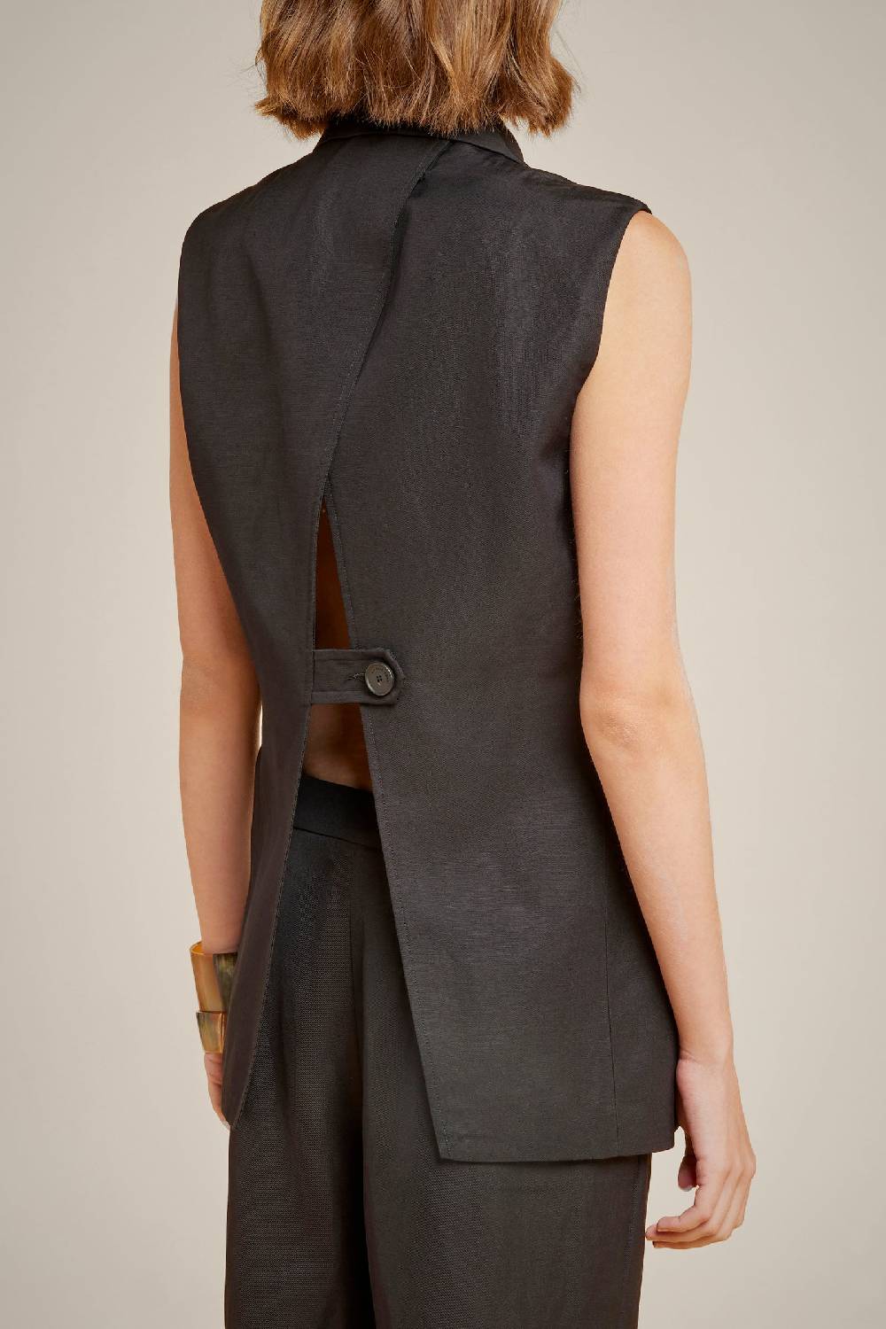 Liviana Conti GILET MONOPETTO S4LL4SL80Y69-0.38 Consegna Veloce