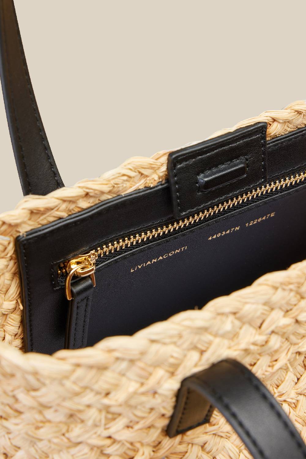 Liviana Conti MINI TOTE RAFIA S4AA4SA59A15-Y.NR Promozione Limitata