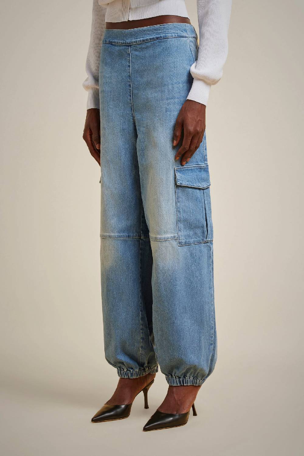 Liviana Conti CARGO DENIM S4FF4SY71Z89-0.26 Vendita Calda