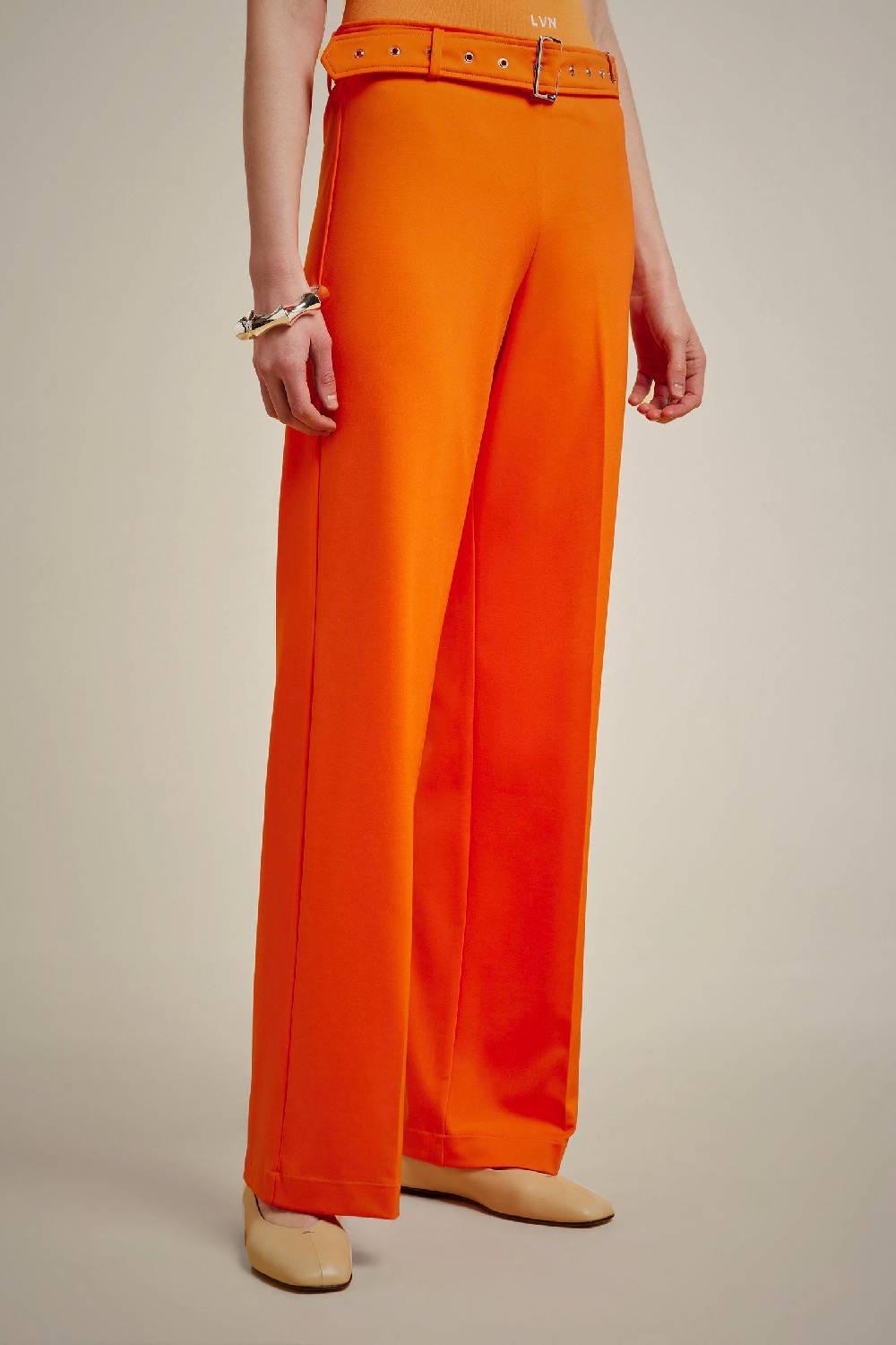 Liviana Conti PANTALONE CON CINTUR S4FF4SM42C54-0.38 Consegna Veloce