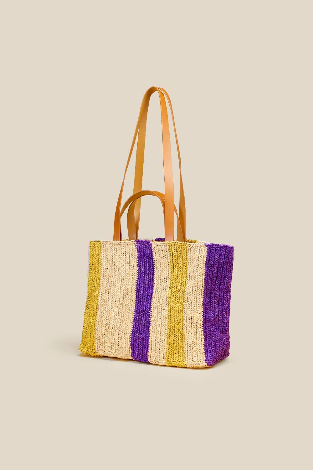 Liviana Conti TOTE A RIGHE S4AA4SA8314MLT.NR Sottocosto