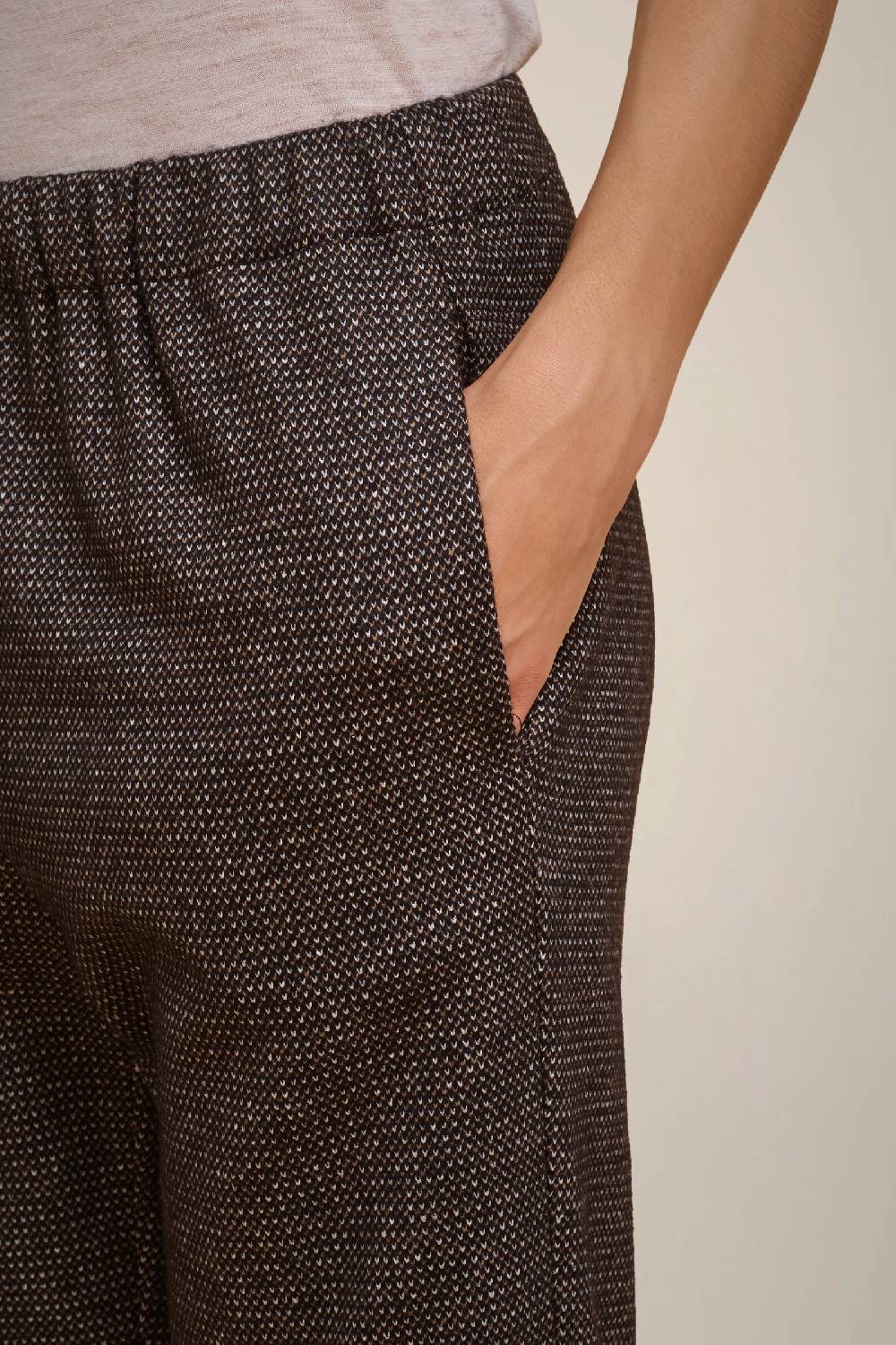 Liviana Conti PANTALONE PANNO CASHMERE W4FF4WL37SAL-3.38 Negozio