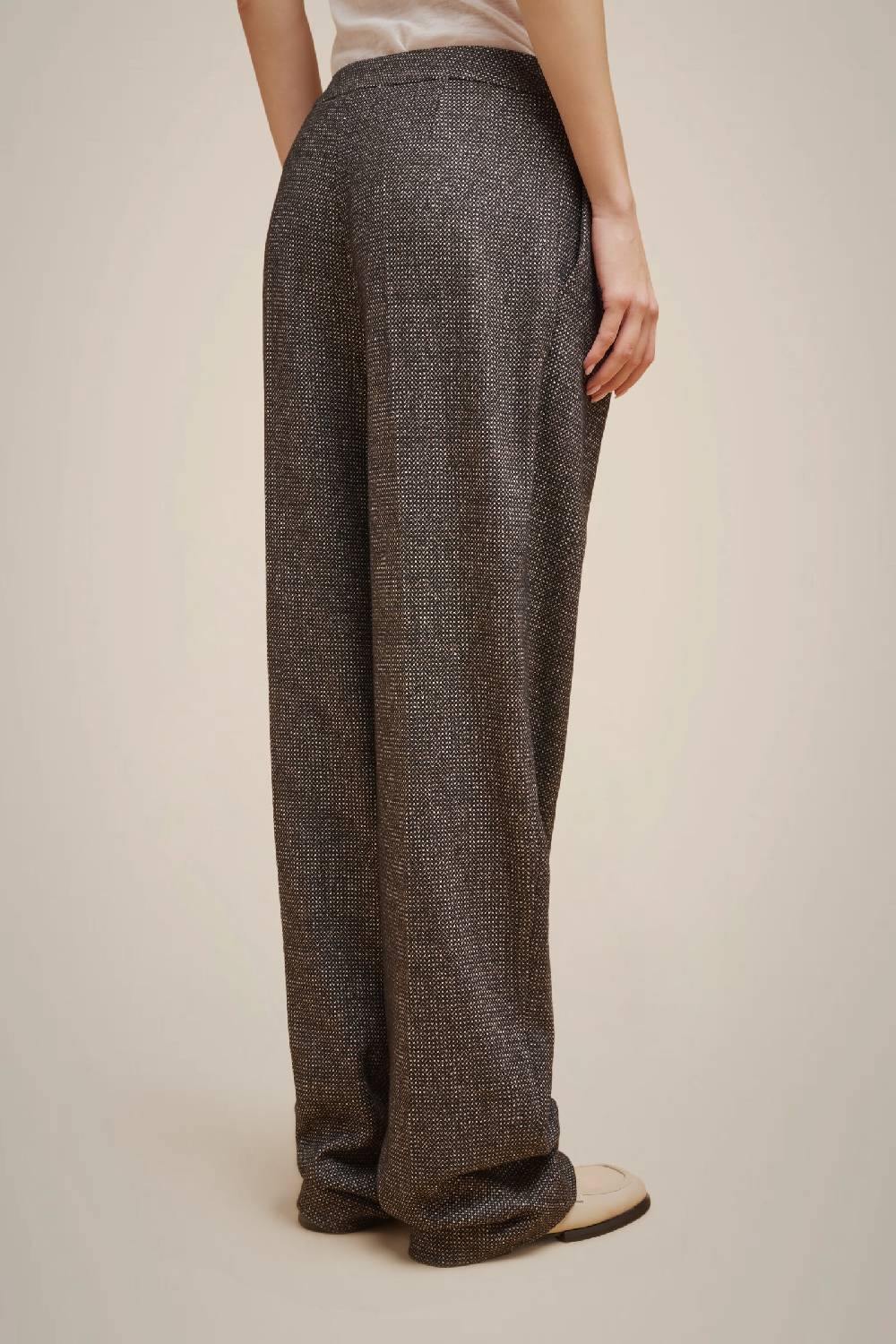 Liviana Conti PANTALONE PIEGHE PANNO CASHMERE W4FF4WL39SAL-3.38 In Saldo