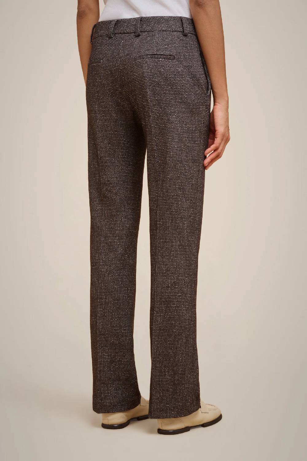 Liviana Conti PANTALONE PANNO CASHMERE W4FF4WL33SAL-3.38 Nuova
