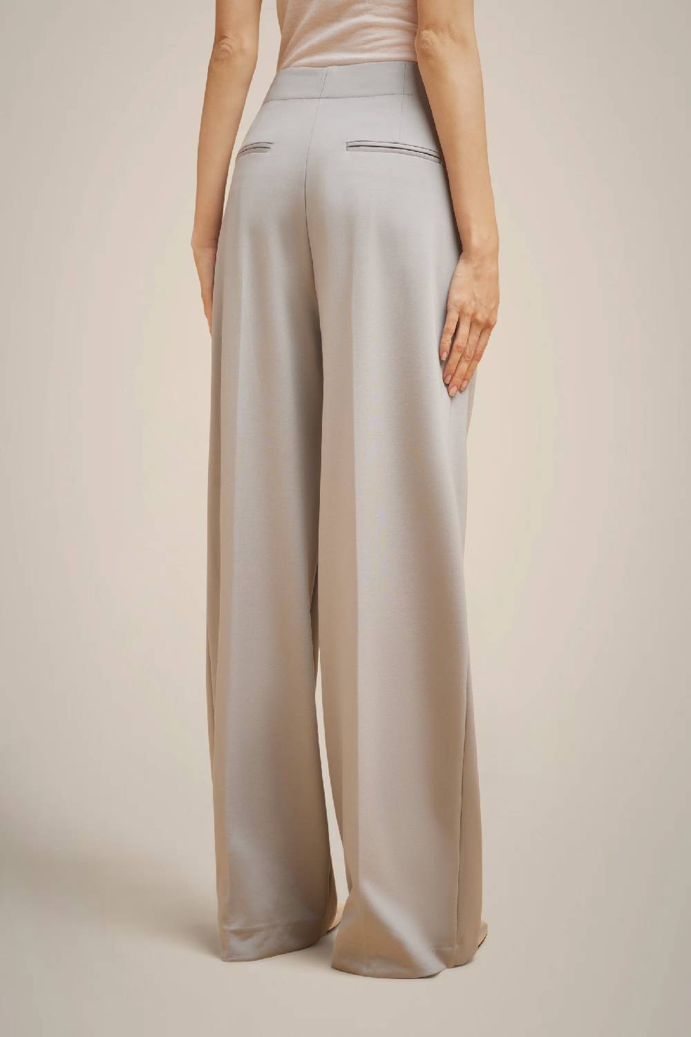 Liviana Conti PANTALONE PALAZZO PUNTO MILANO W4FF4WM35X72-0.38 Nuovo