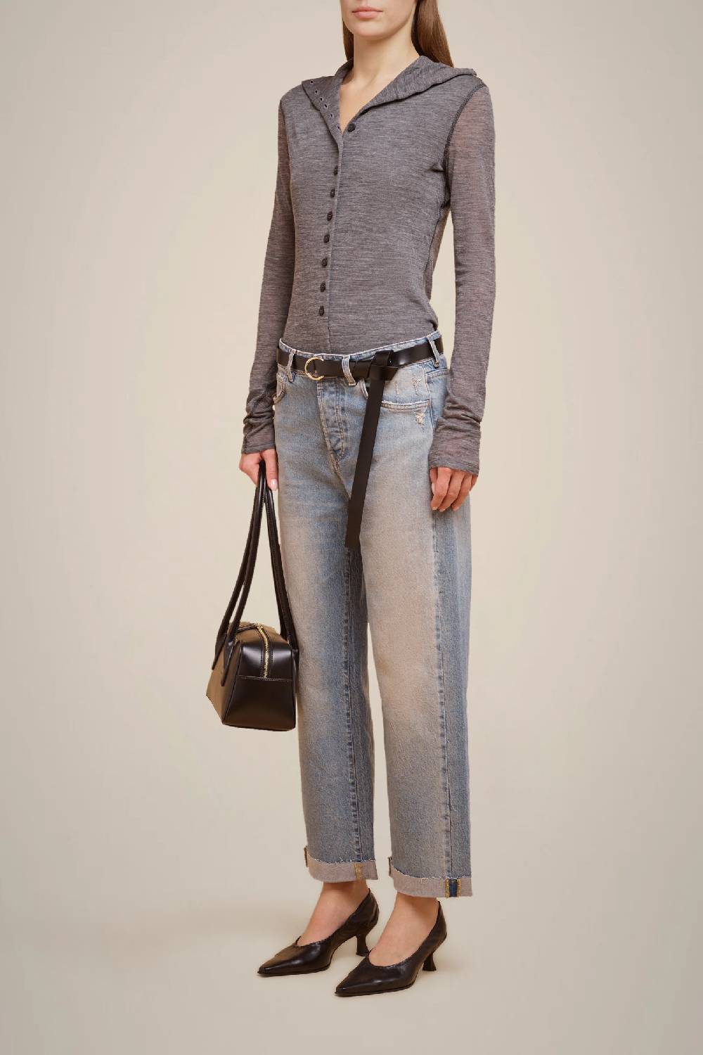 Liviana Conti JEANS BOY FIT W4FF4WY62Z77-0.26 Spedizione Gratuita