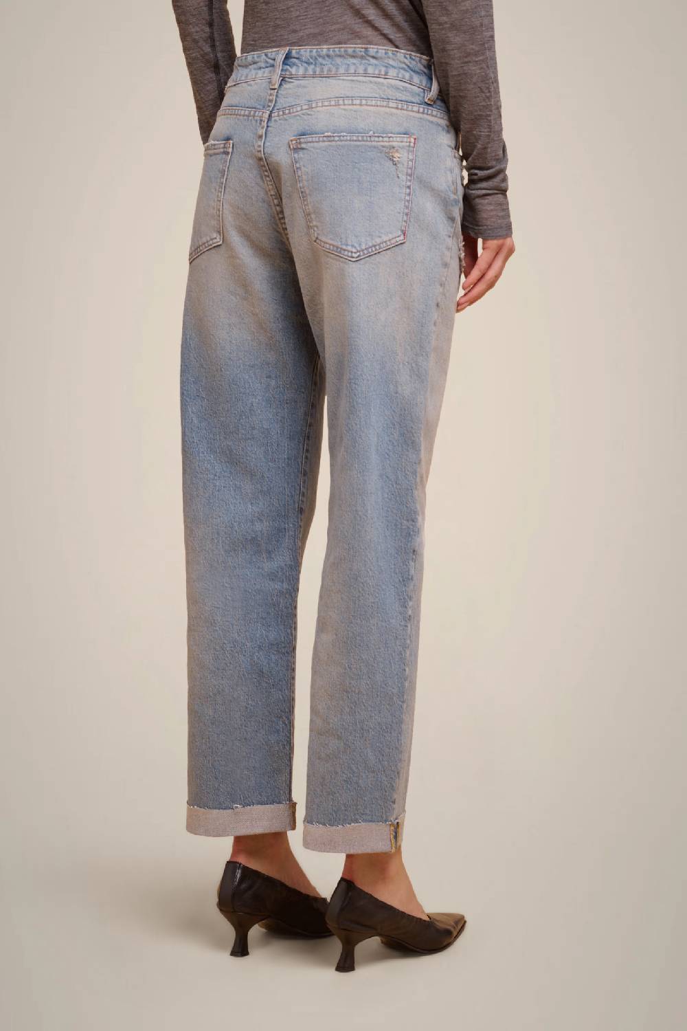 Liviana Conti JEANS BOY FIT W4FF4WY62Z77-0.26 Spedizione Gratuita