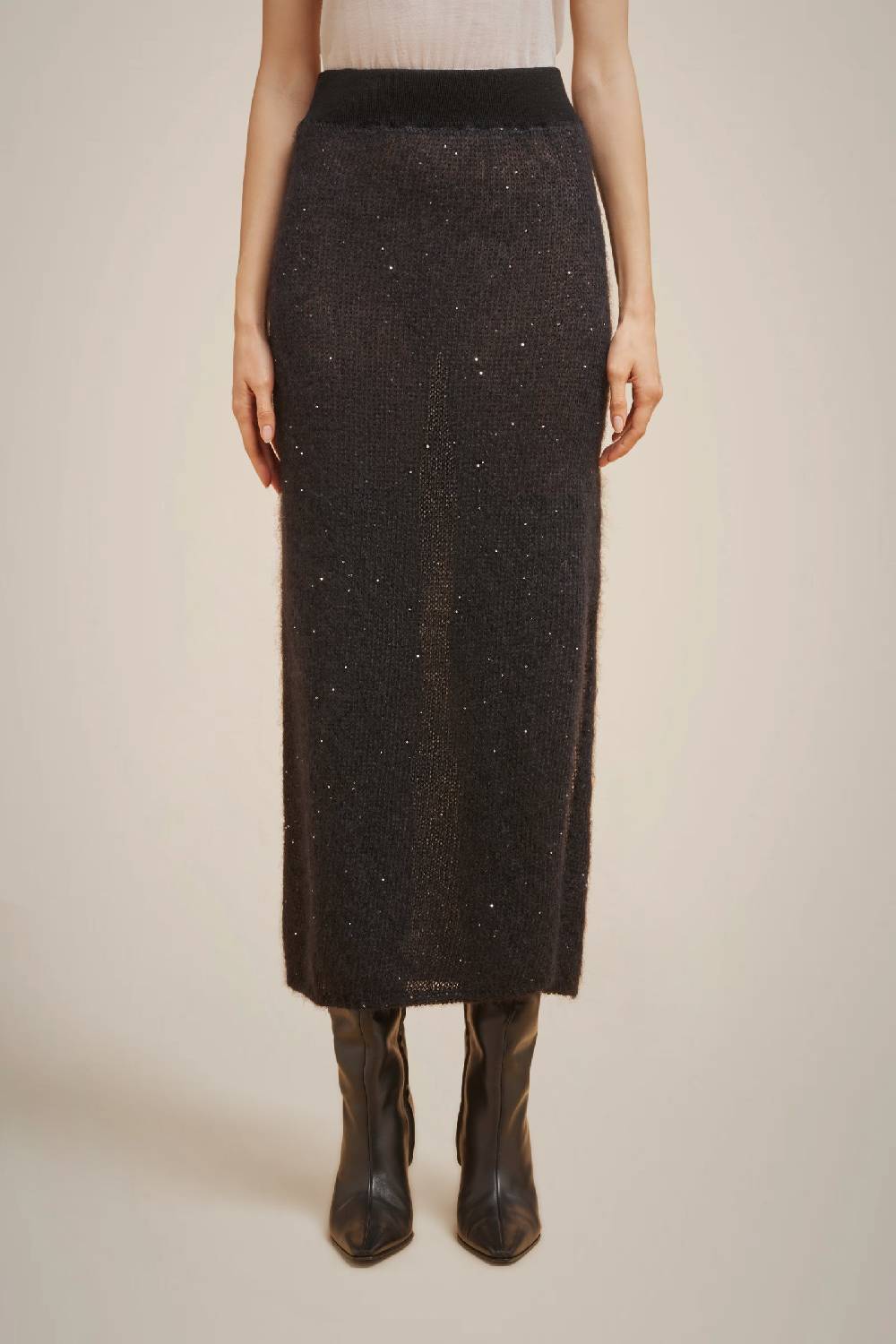 Liviana Conti GONNA IN MOHAIR PAILLETTES W4FF4WG58Y69Z2.XS Shopping Online