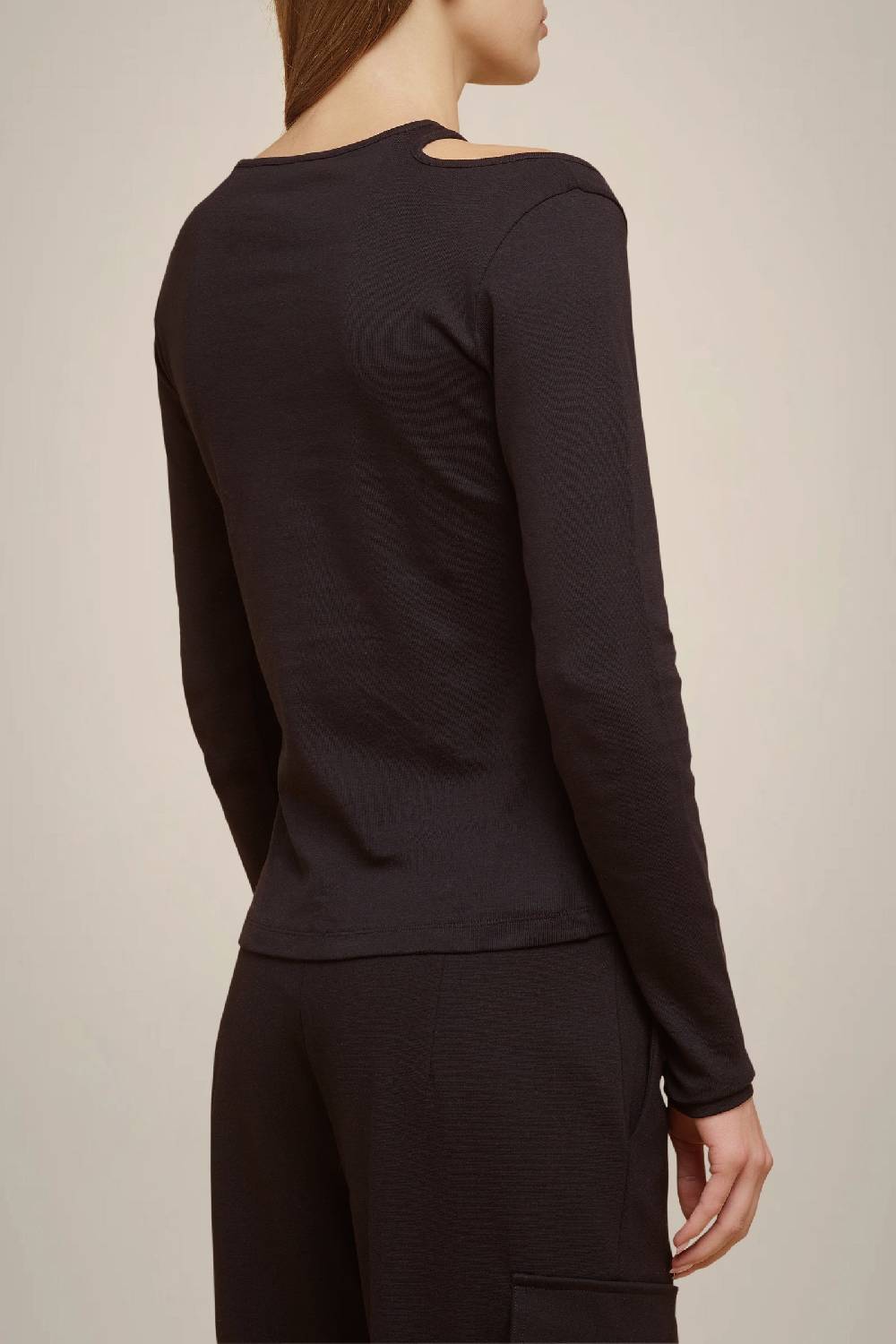 Liviana Conti T-SHIRT CUT-OUT A COSTINE W4FF4WW85Y69-0.XS Fino Al -60%