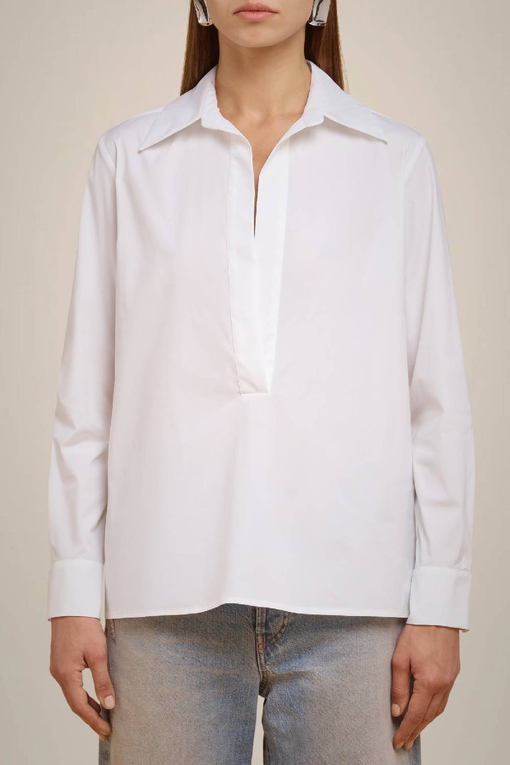 Liviana Conti BLUSA TELA DI COTONE W4FF4WK08A01-0.38 Outlet