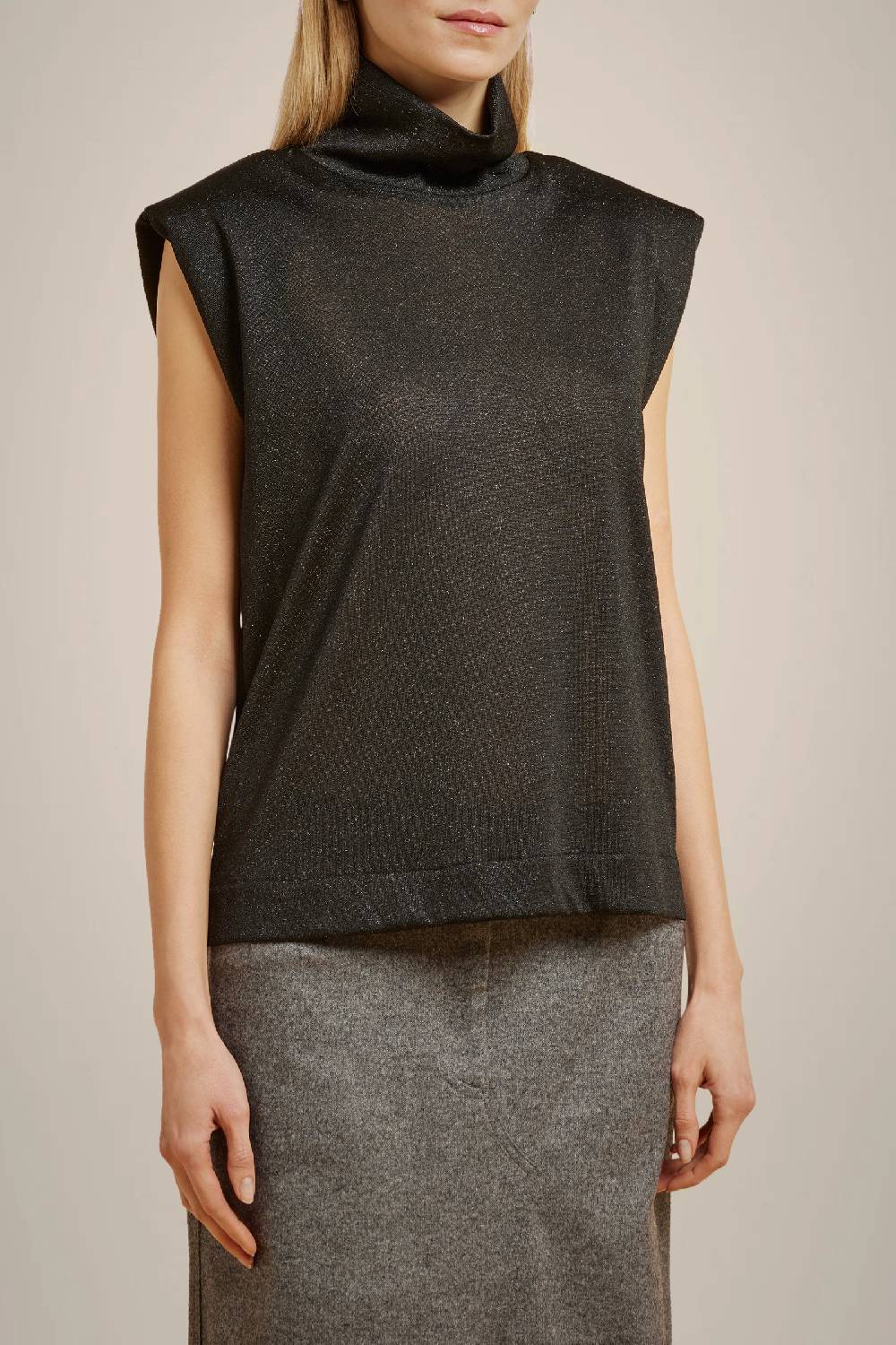 Liviana Conti TOP IN JERSEY LUREX W4LL4WQ03LRX-Y.38 In Saldo