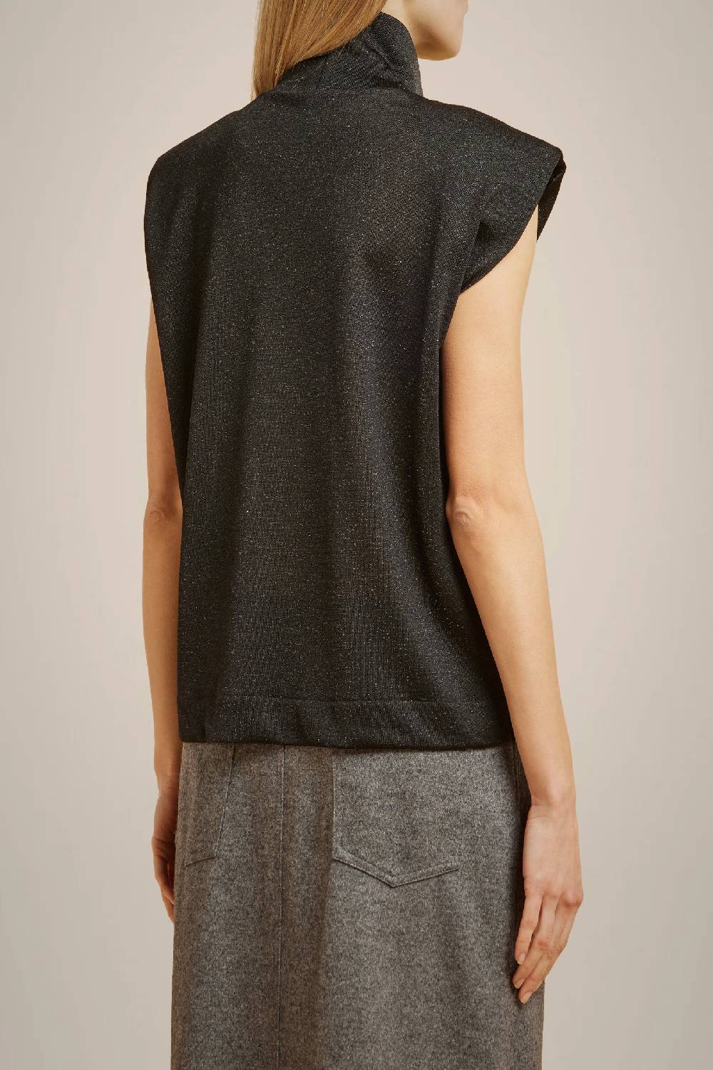 Liviana Conti TOP IN JERSEY LUREX W4LL4WQ03LRX-Y.38 In Saldo
