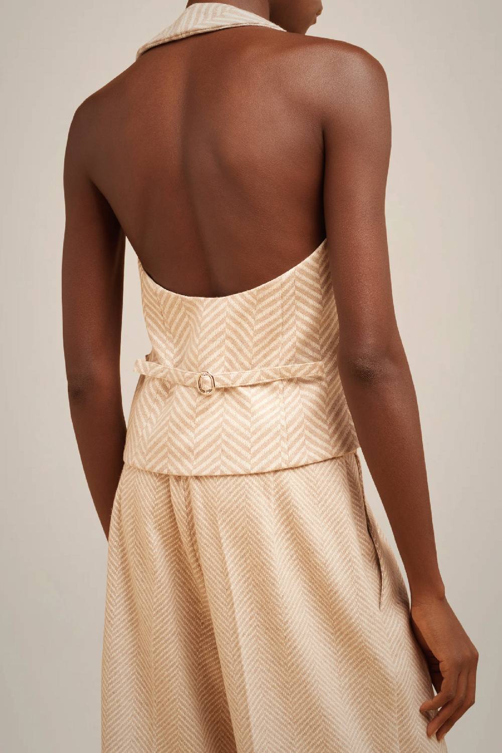 Liviana Conti GILET HALTER PANNO CASHMERE W4FF4WL256-RSC.38 Shopping online