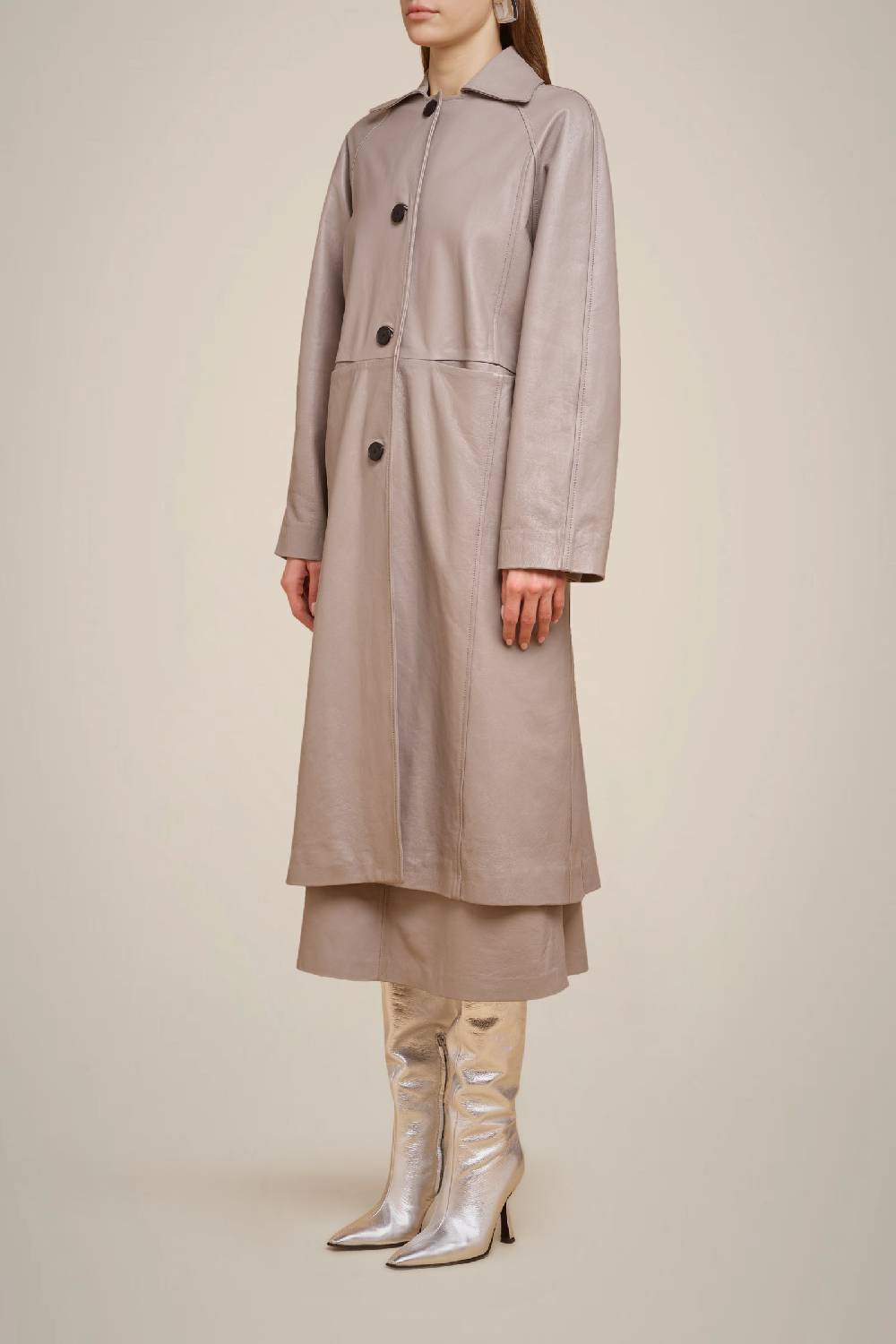 Liviana Conti TRENCH IN VERA PELLE W4FF4WX35X72-0.38 Vendite stagionali