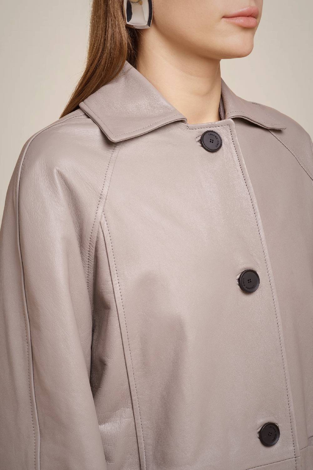 Liviana Conti TRENCH IN VERA PELLE W4FF4WX35X72-0.38 Vendite stagionali