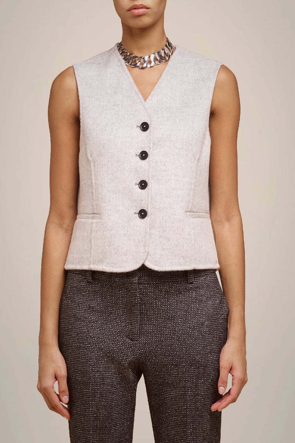 Liviana Conti GILET IN 100% LANA W4FF4WW64X47-0.40 Grandi sconti