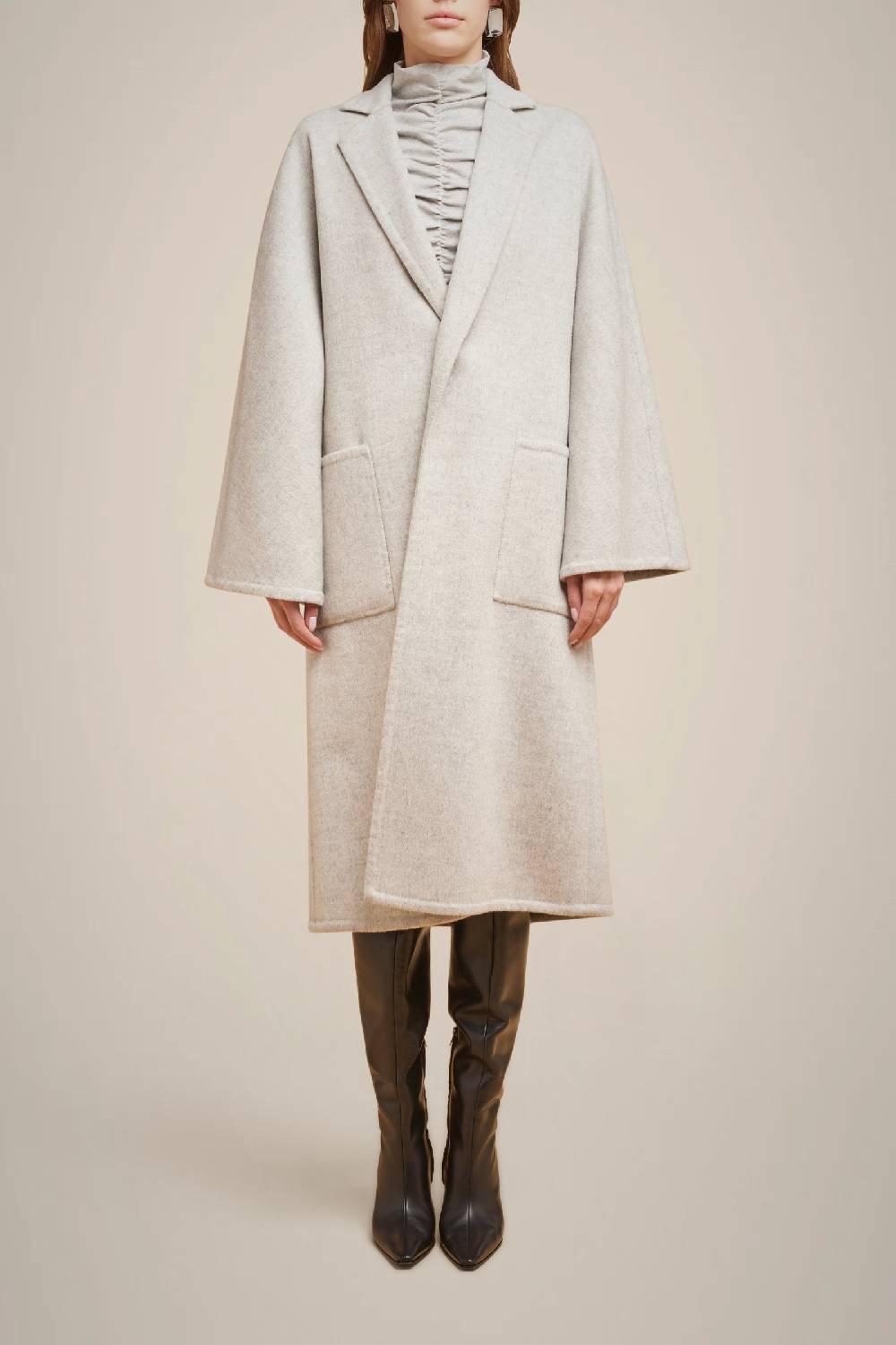 Liviana Conti CAPPOTTO MONOPETTO 100% LANA W4FF4WW52X47-0.40 Offerte stagionali