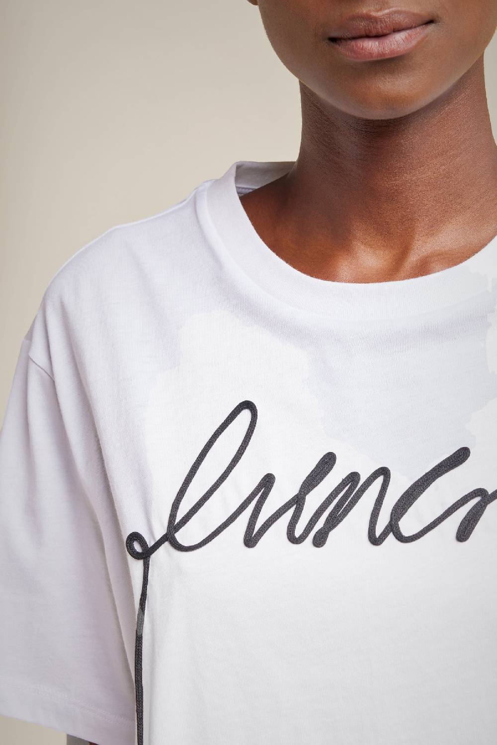 Liviana Conti T-SHIRT RICAMO S4LL4SW82A01-0.XS Grandi sconti