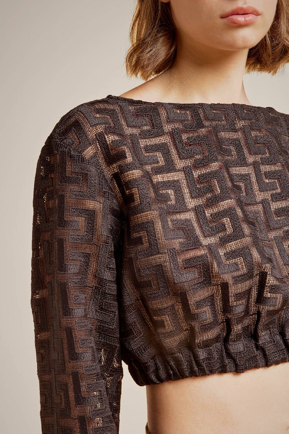 Liviana Conti BLUSA MACRAME' S4LL4SQ08W37-0.38 Ultimi due giorni