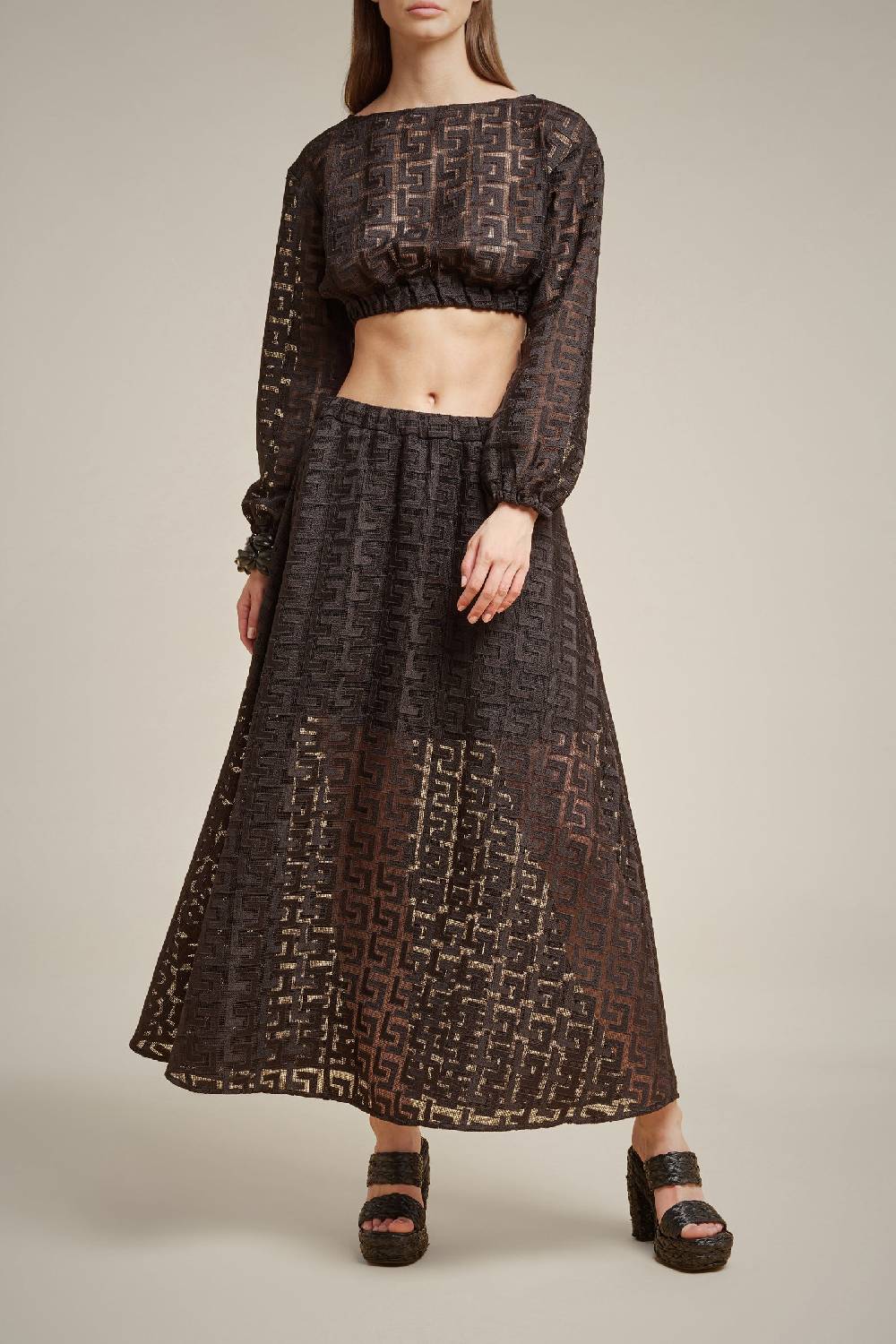 Liviana Conti BLUSA MACRAME' S4LL4SQ08W37-0.38 Ultimi due giorni