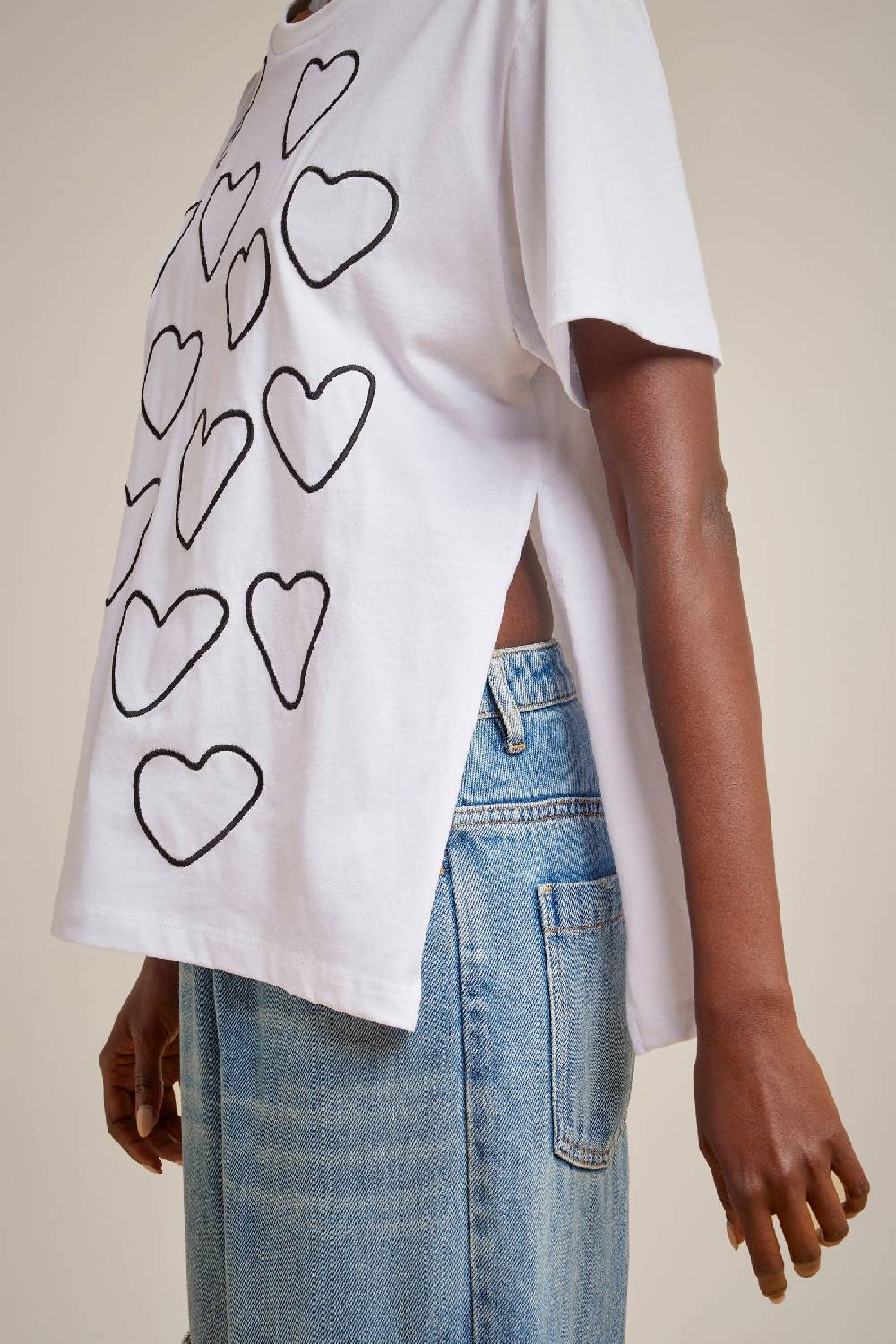 Liviana Conti T-SHIRT RICAMO S4LL4SW84A01-0.XS Only for today