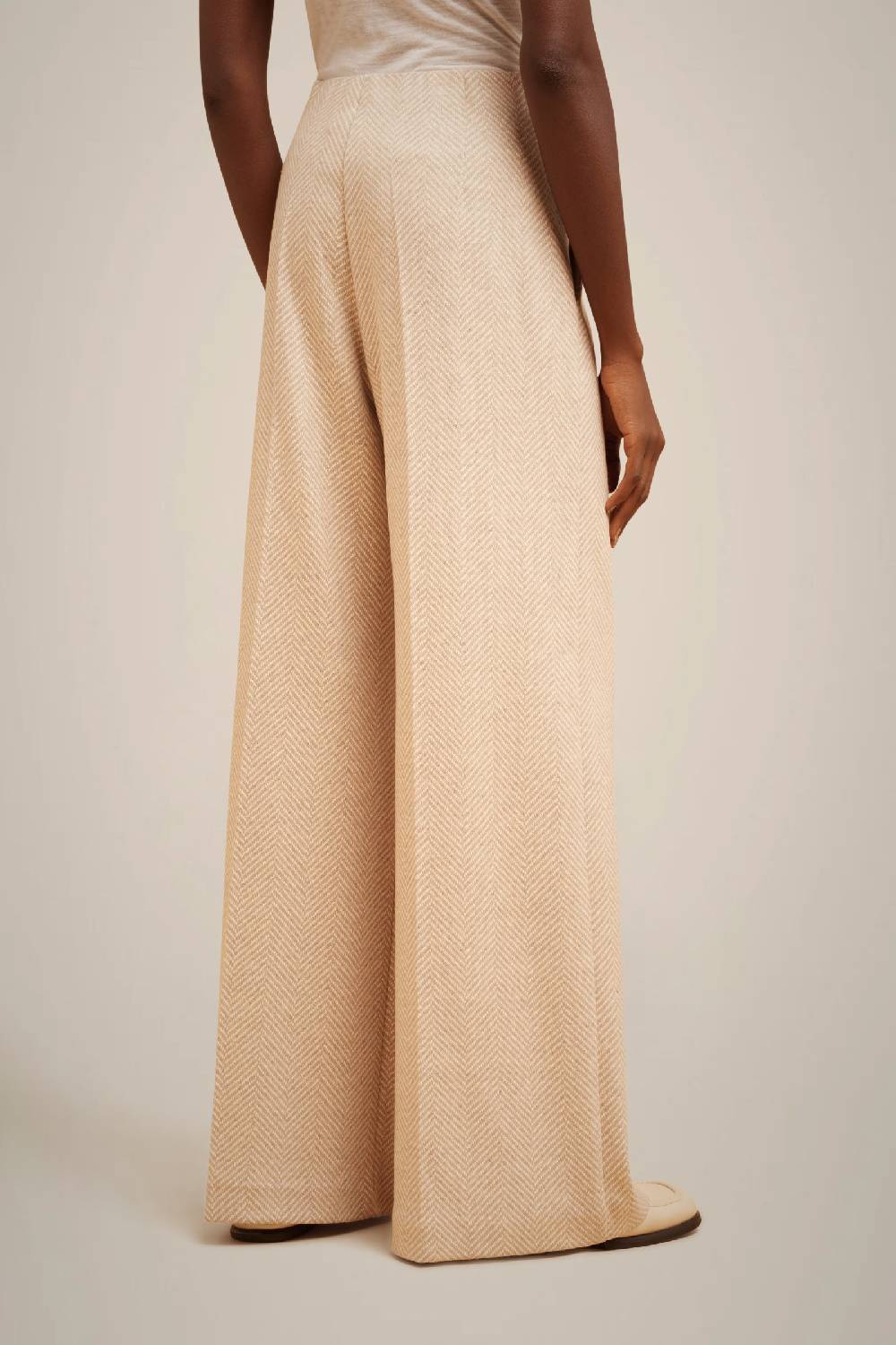 Liviana Conti PANTALONE PANNO CASHMERE W4FF4WL317-RSC.38 Qualità Garantita