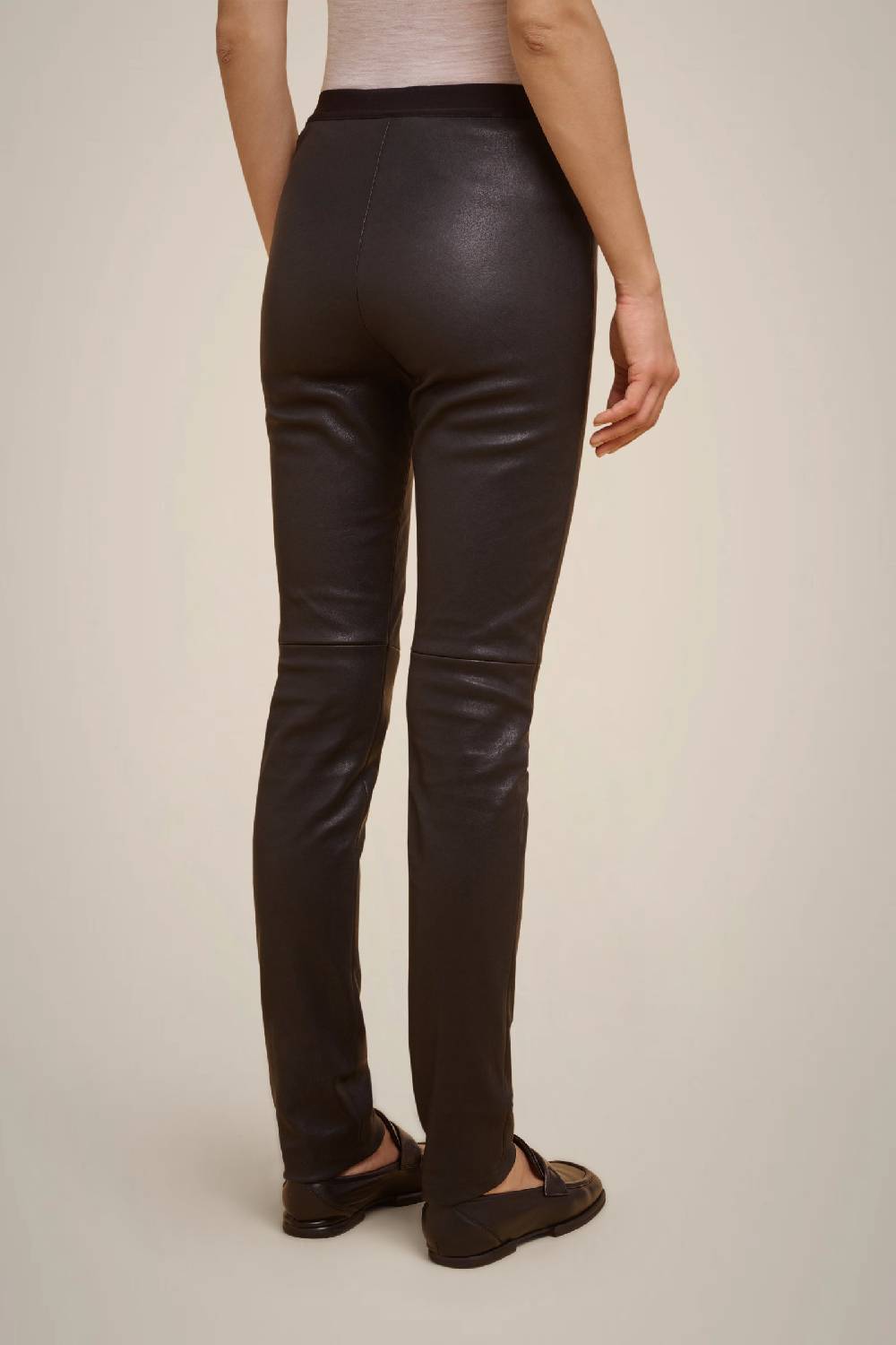 Liviana Conti LEGGINGS IN VERA PELLE W4FF4WX05Y69-0.38 Consegna Veloce