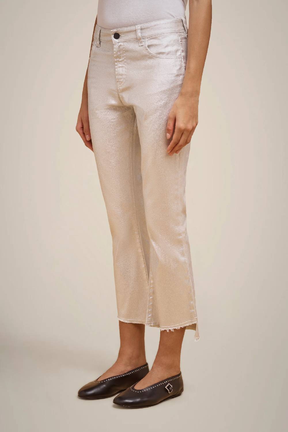 Liviana Conti JEANS FLARE LAMINATO W4FF4WY92Z76-0.26 Prezzo Ridotto