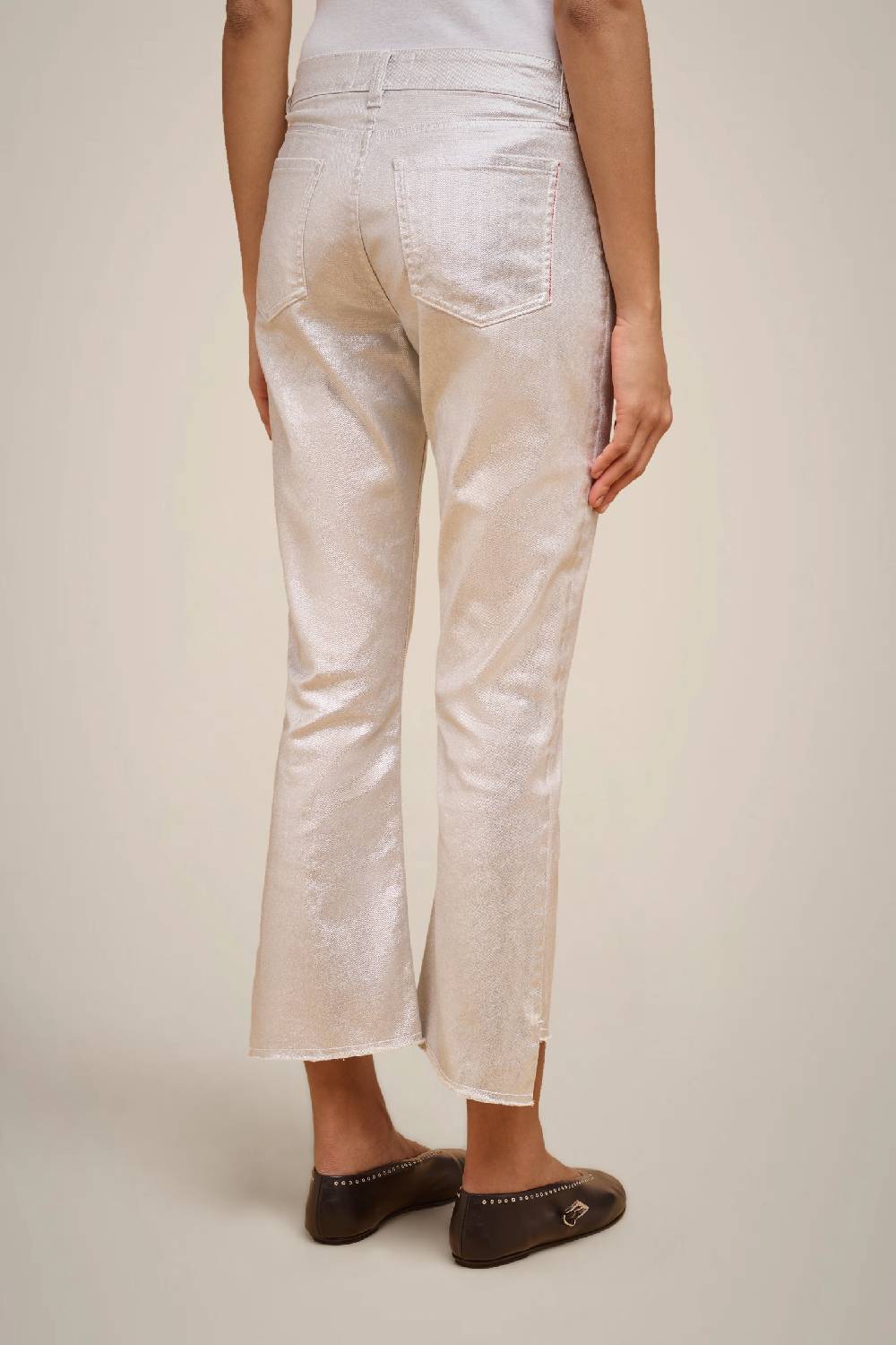 Liviana Conti JEANS FLARE LAMINATO W4FF4WY92Z76-0.26 Prezzo Ridotto