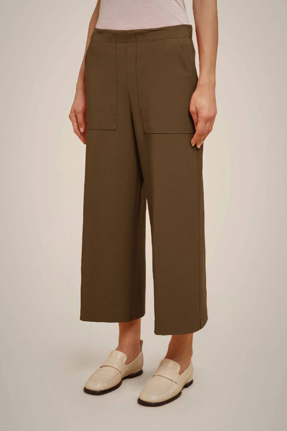 Liviana Conti PANTALONE CROP IN PUNTO MILANO W4FF4WM75A08-1.38 Presa