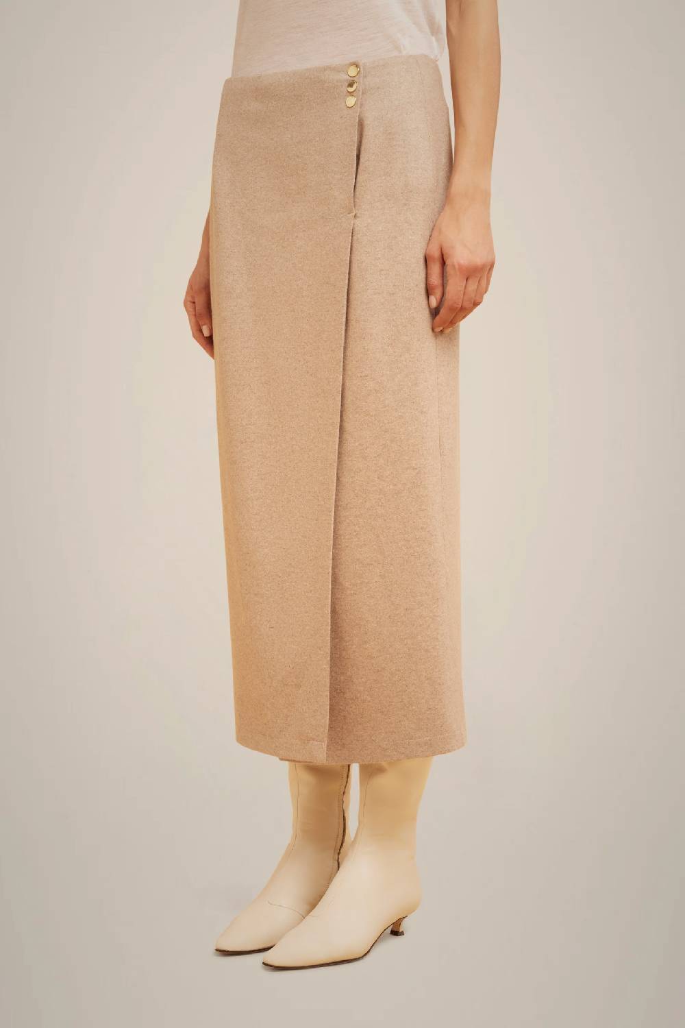 Liviana Conti GONNA PORTAFOGLIO IN PANNO CASHMERE W4FF4WN30W69-0.38 Sconto