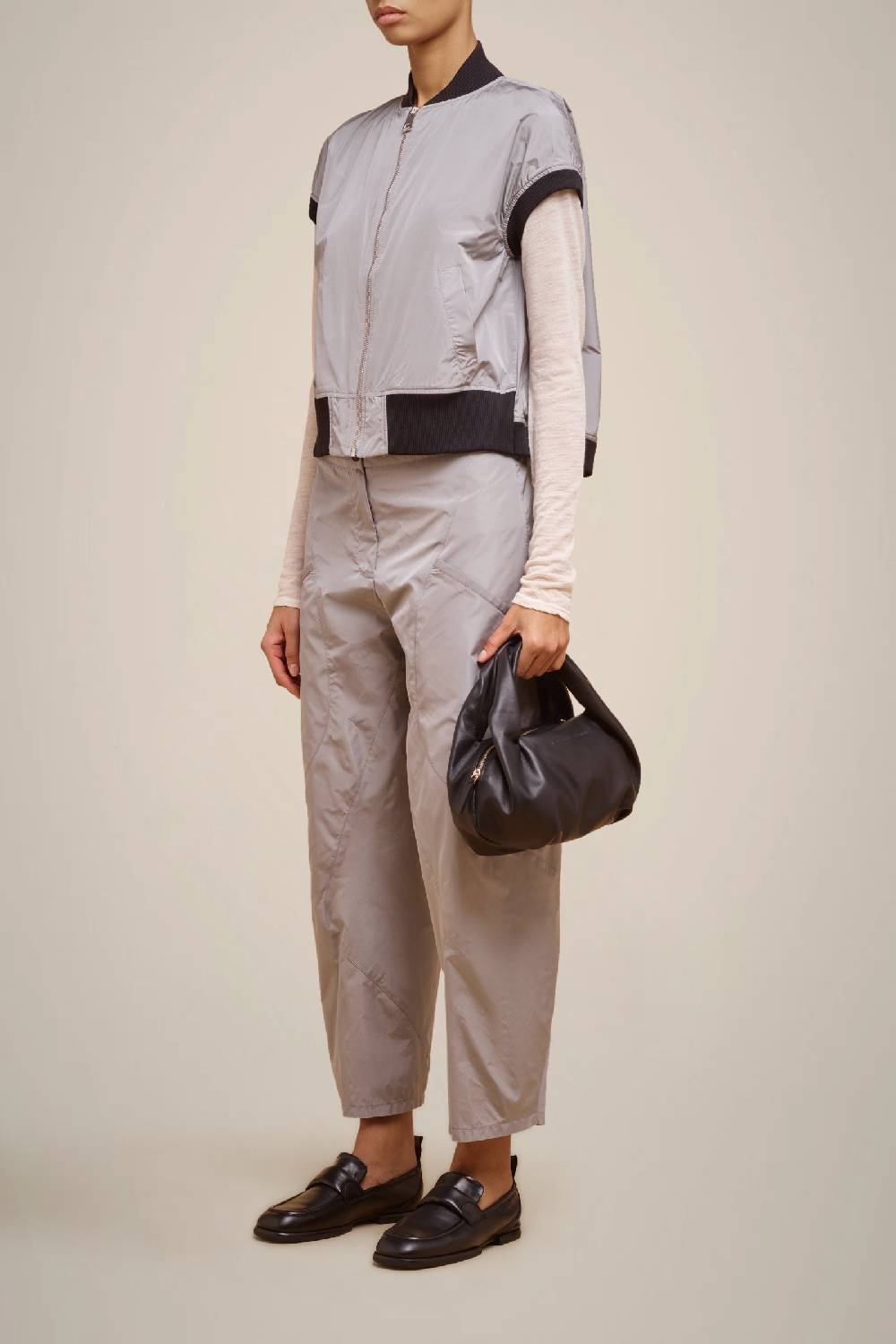 Liviana Conti PANTALONE TAGLI IN TAFFETA' W4FF4WY30X72-0.38 Negozio