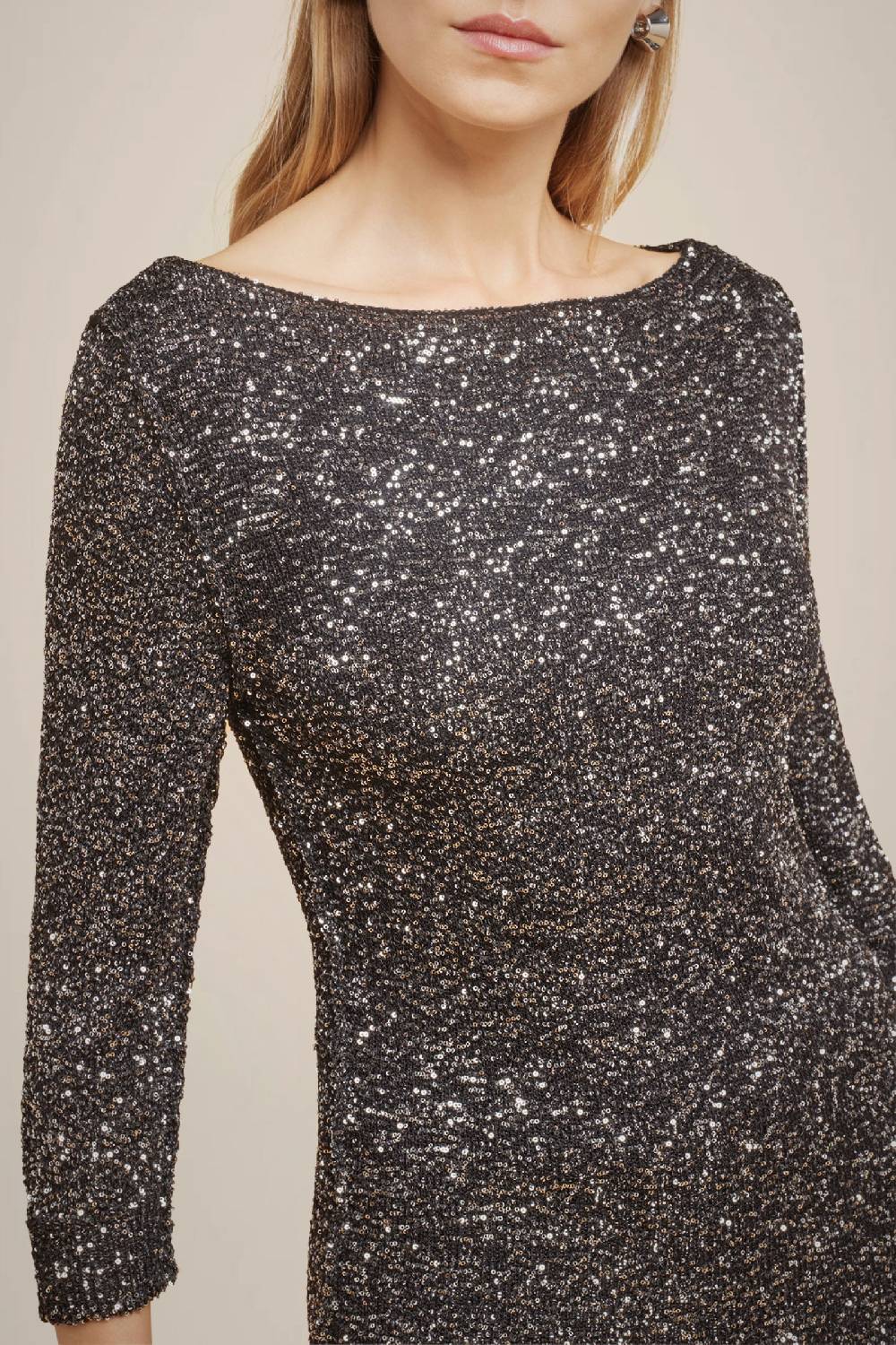 Liviana Conti MAGLIA FULL PAILLETTES W4FF4WG35Y69Z2.XS Offerta Pasqua