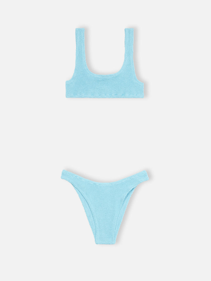 ﻿Mc2 Saint Barth Bikini donna azzurro classico stropicciato Naima Elise Acquista Ora