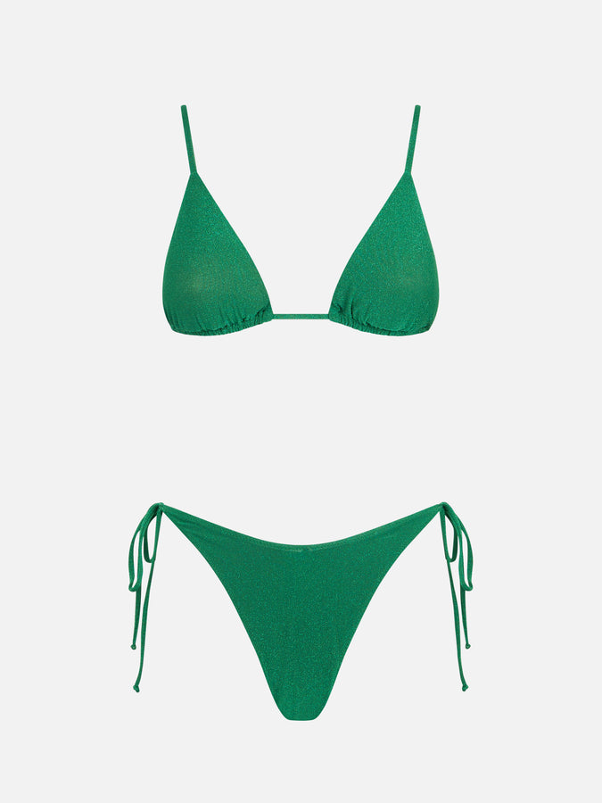 Mc2 Saint Barth Bikini da donna a triangolo lurex 2025