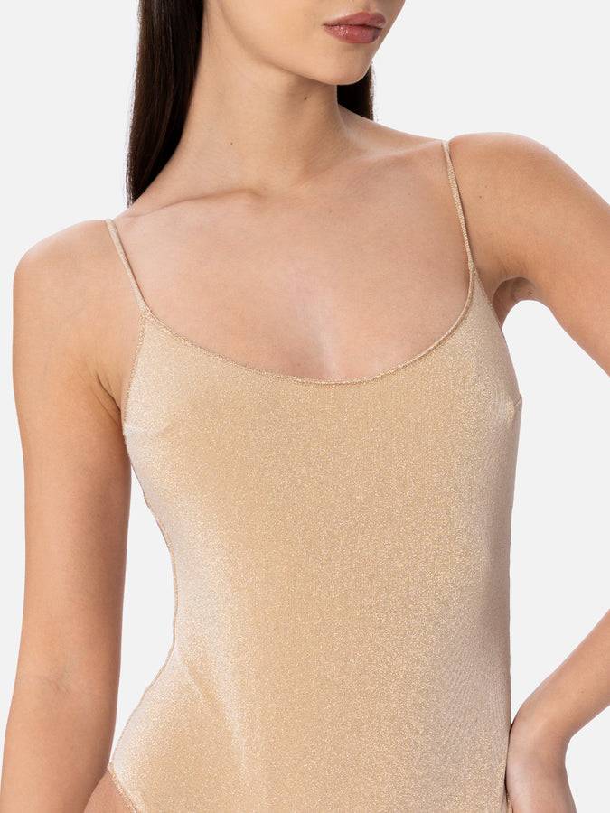 Mc2 Saint Barth Costume intero da donna in lurex Cecille Qualità