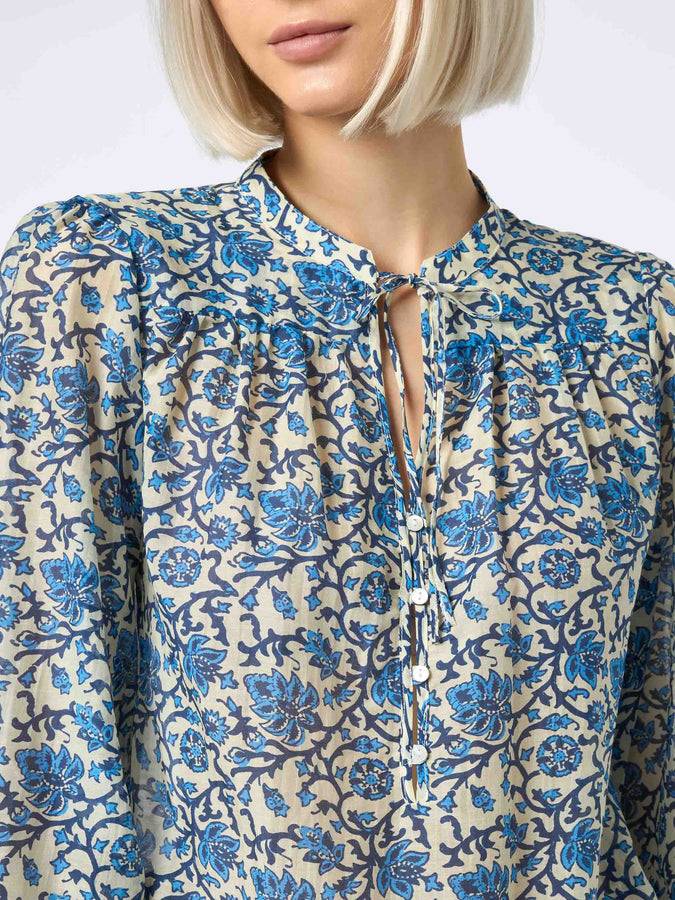 Mc2 Saint Barth Blusa da donna in voile di seta Harper Affare Del Giorno