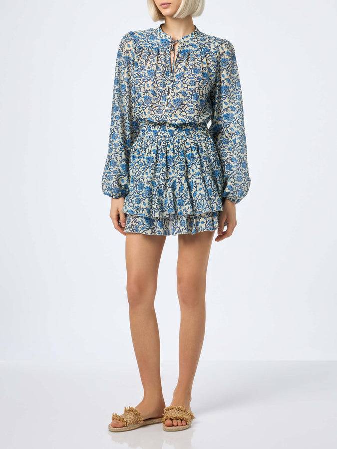 Mc2 Saint Barth Blusa da donna in voile di seta Harper Affare Del Giorno