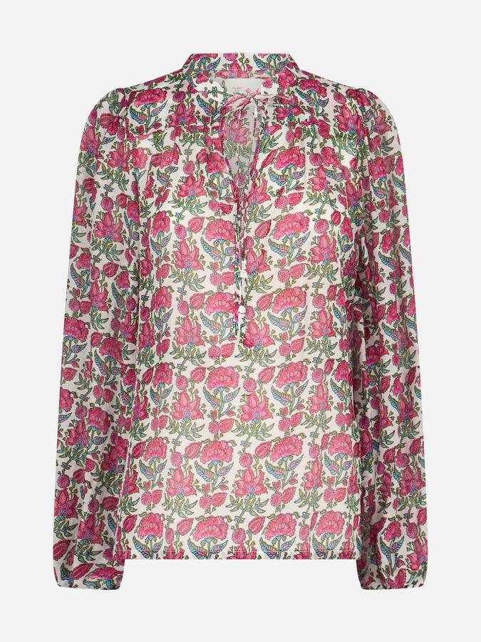 Mc2 Saint Barth Blusa da donna in voile di seta Harper Spedizione Gratuita