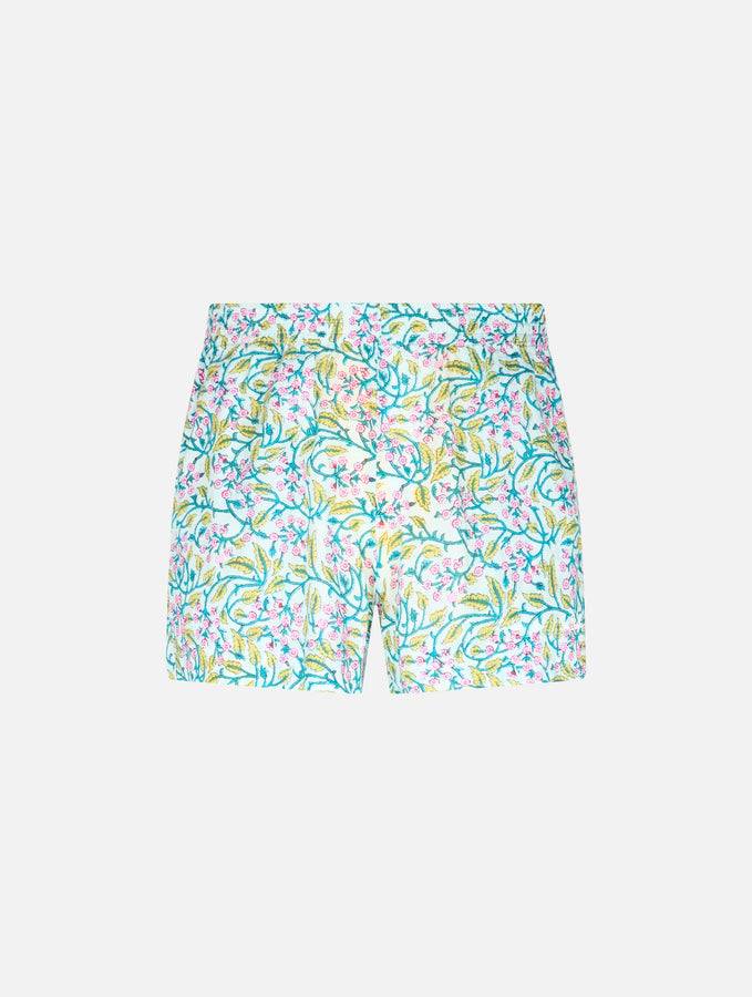 Mc2 Saint Barth Pantaloncini da donna pull up a fiori in cotone Meave Qualità Garantita