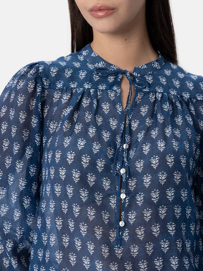 Mc2 Saint Barth Blusa da donna in voile di seta Harper Acquista Ora