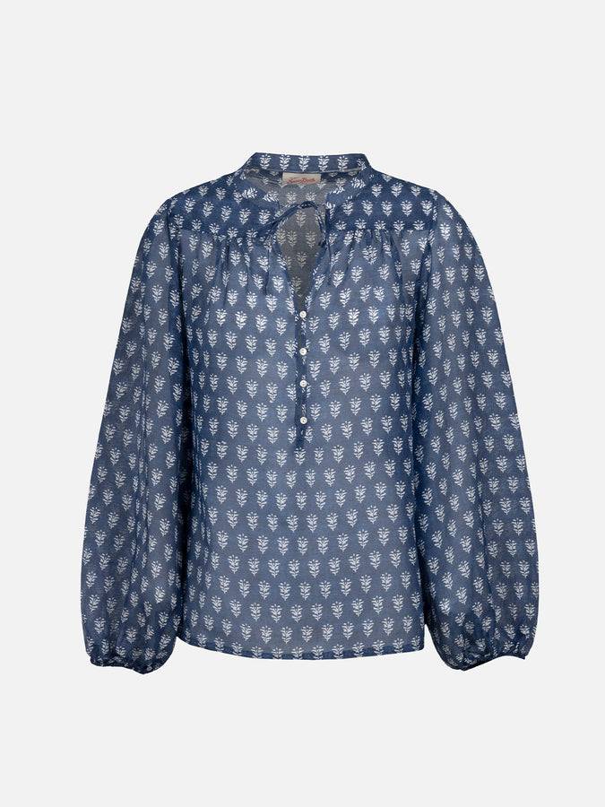 Mc2 Saint Barth Blusa da donna in voile di seta Harper Acquista Ora