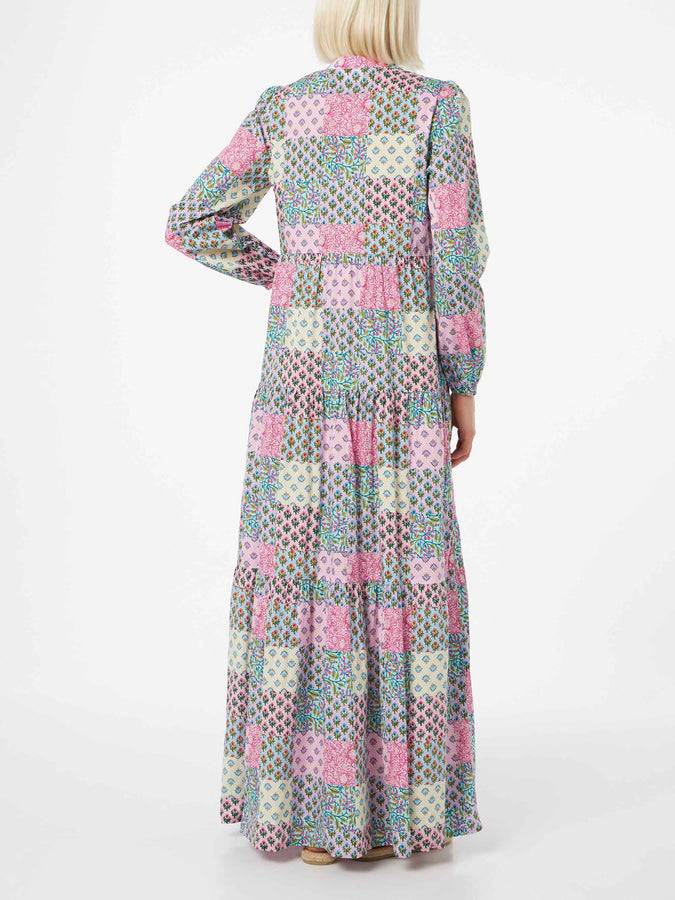 Mc2 Saint Barth Abito Nadja lungo da donna in voile di cotone Offerte