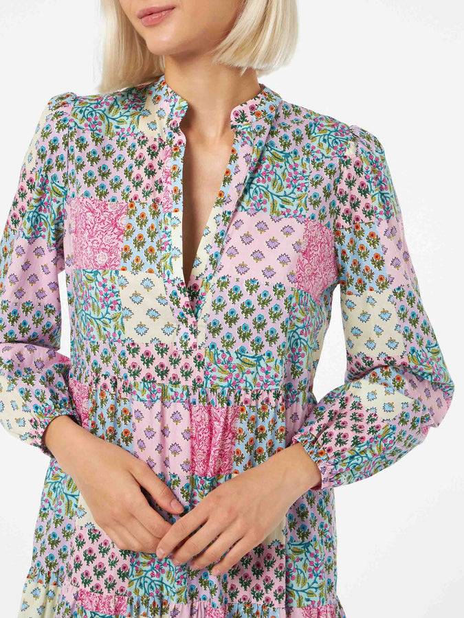 Mc2 Saint Barth Abito Nadja lungo da donna in voile di cotone Offerte