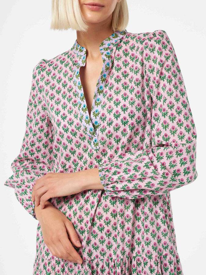 Mc2 Saint Barth Abito Nadja lungo da donna in voile di cotone Hotsell