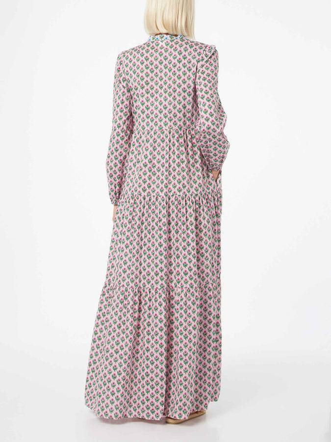 Mc2 Saint Barth Abito Nadja lungo da donna in voile di cotone Hotsell