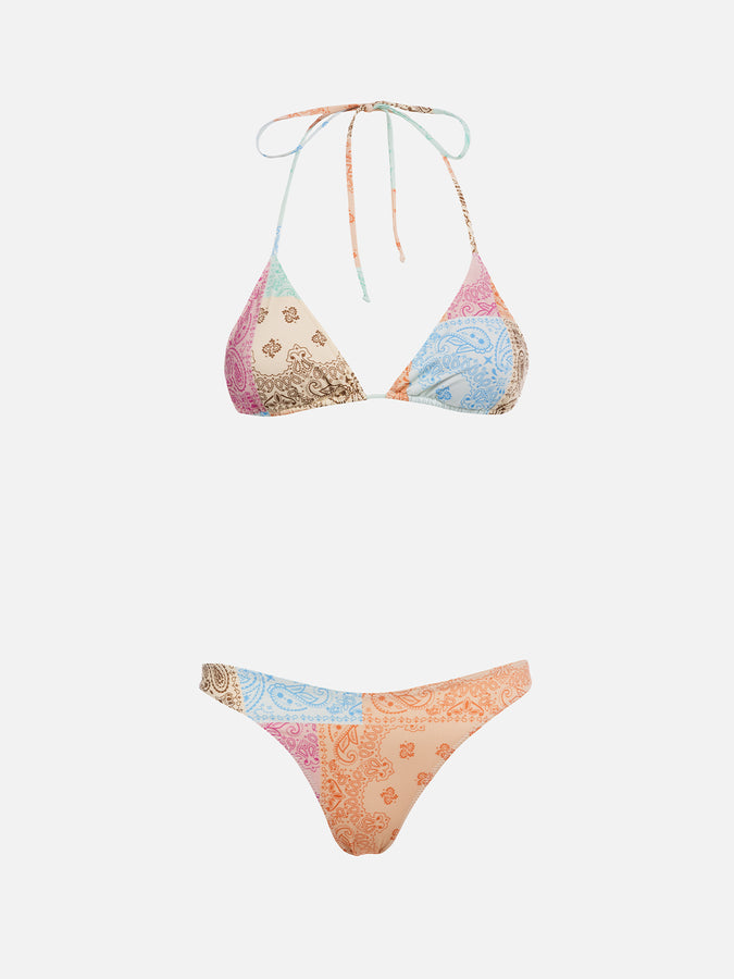 Mc2 Saint Barth Bikini da donna a triangolo a bandana Leah Naomi Negozio